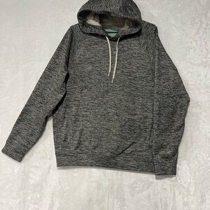 Lululemon Hoodie Mens Large Gray City Sweat Performance Pullover Sweatshirt
